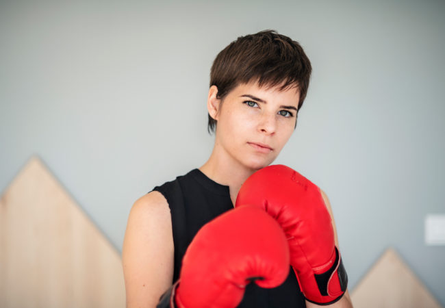 Practicar boxeo en casa